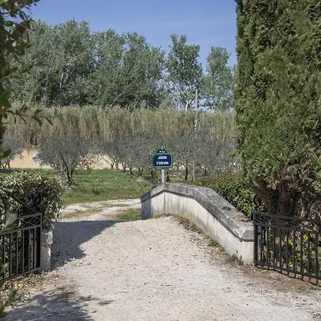 Country house Superb Prestige With Indoor Heated Swimming Pool, Seminar And Tennis Court In Mouries, In The Alpilles In Provence - 16 People