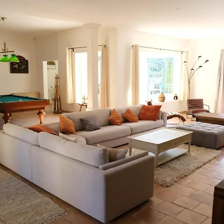 Country house Superb Prestige With Indoor Heated Swimming Pool, Seminar And Tennis Court In Mouries, In The Alpilles In Provence - 16 People